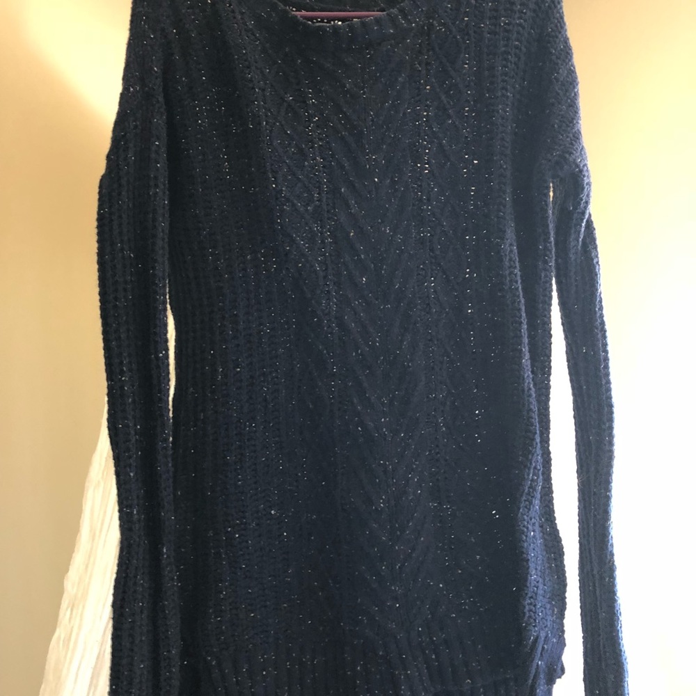 Navy Aerie Long Sweater